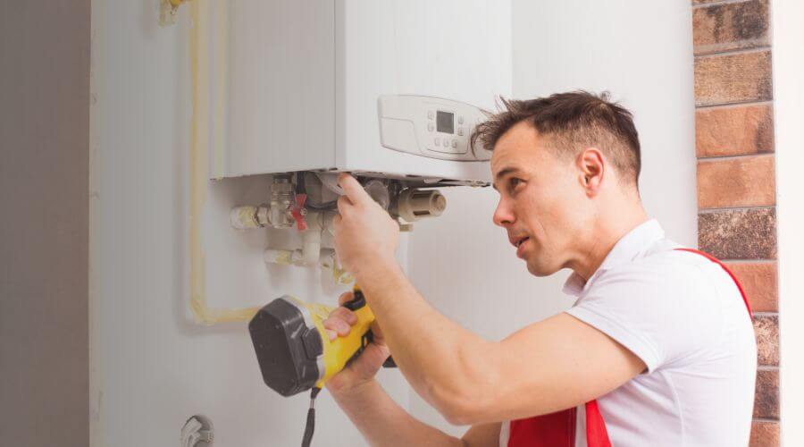 Local tankless water heater installation in Medicine Lake, MT